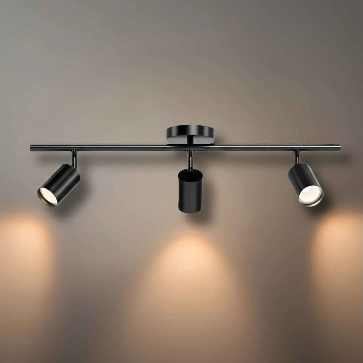 Arcato Minimalist Linear Track Light – Brushed Gold/Matte Black for Living/Study Room
