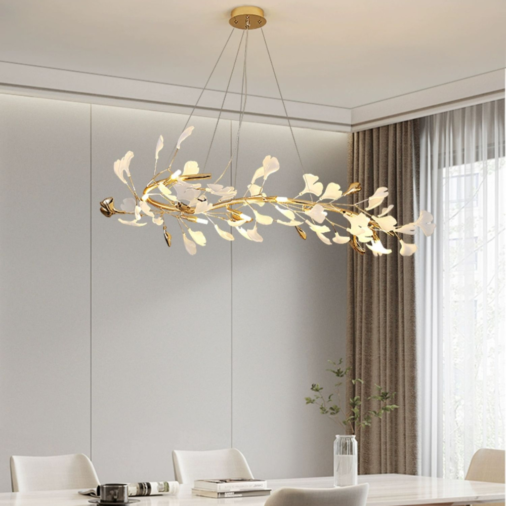 Art Deco Chandelier - Gold
