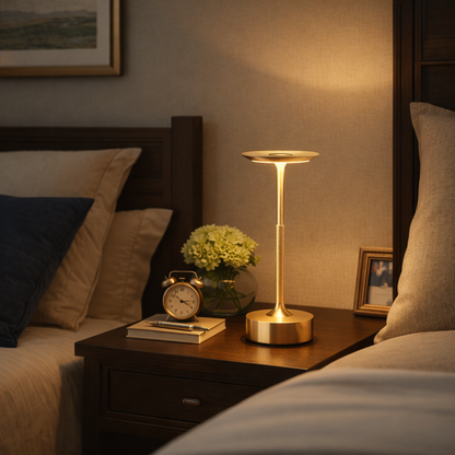 Arcato Modern Rechargeable Table Lamp – Touch Dimming & 3 Color Temperatures