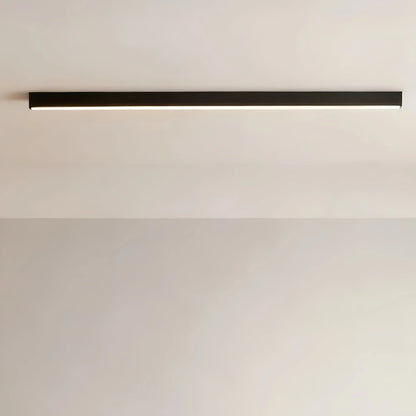 Arcato Minimalist Linear LED Ceiling Light – Black Dimmable for Living Room