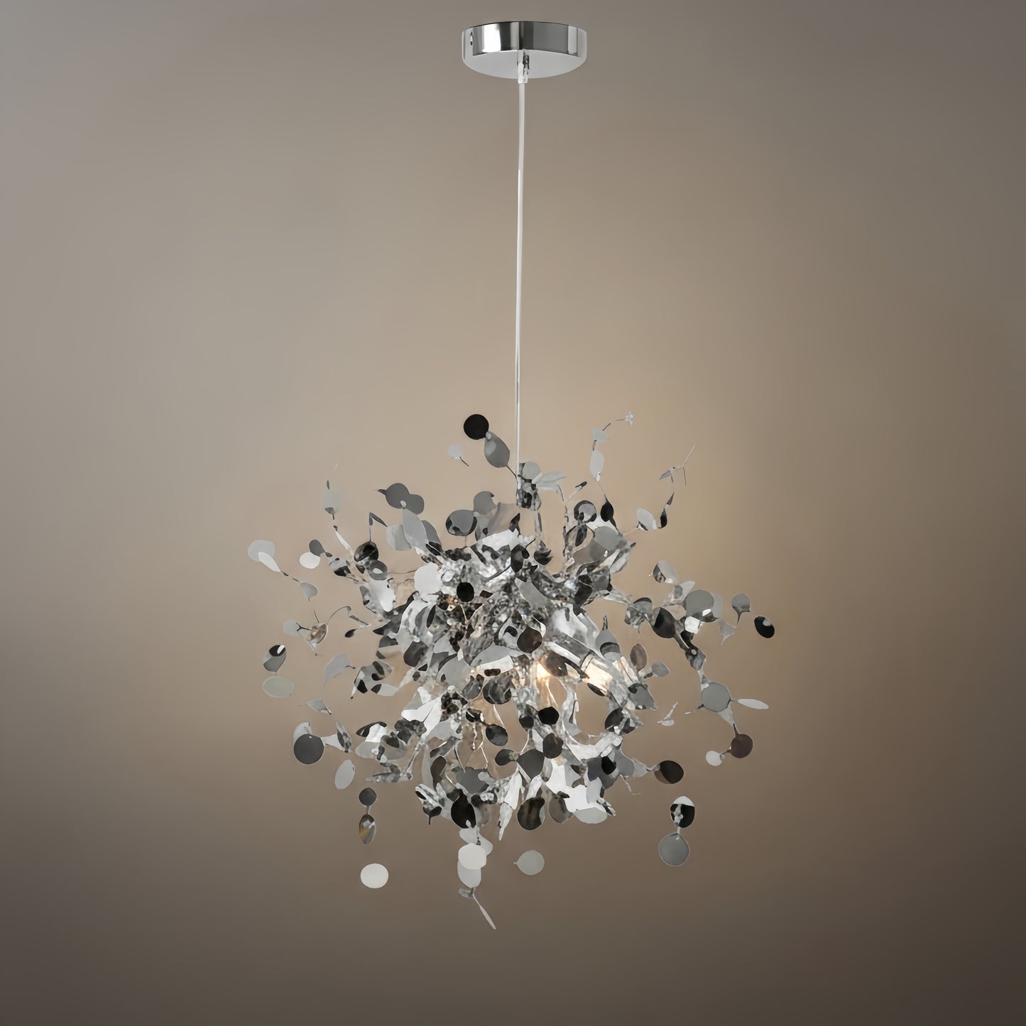 Excelis Art-Deco-Cluster-Kronleuchter – Luxuriöses Gold/Silber-Metall für das Esszimmer