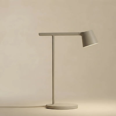 Minimalist Adjustable Table Lamp — Opal Acrylic for Study