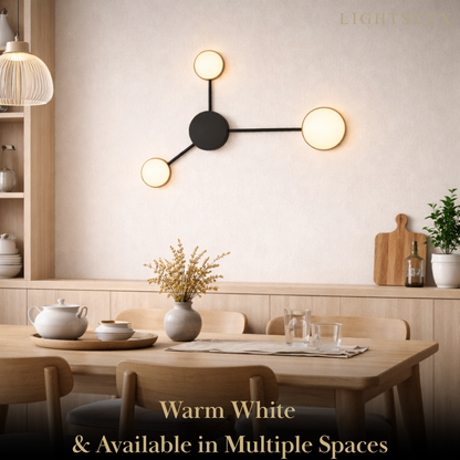 Minimalist Link Linear Node Wall Light – Glowing Dots for Modern Interiors