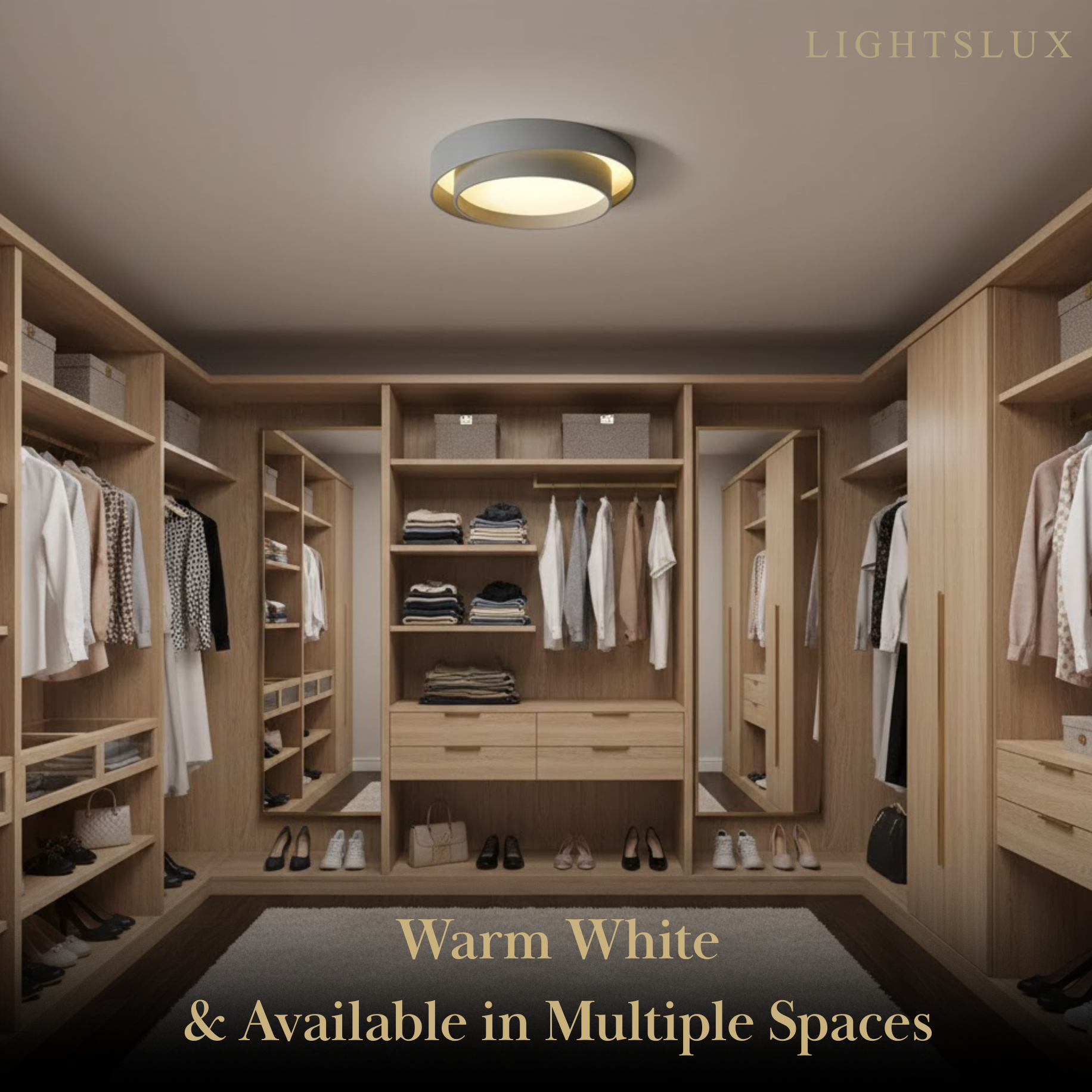 Contemporary Cylinder Ceiling Light — Matte Neutral LED for Living Room