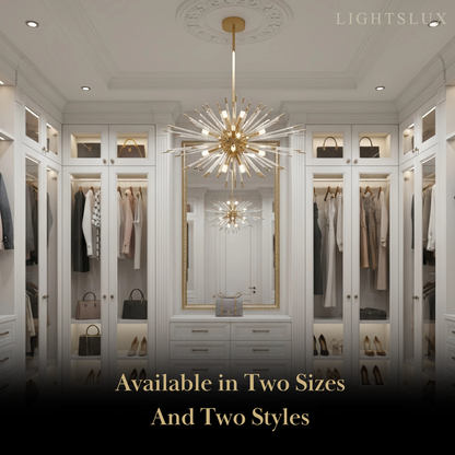 Excelis Organic Crystal Chandelier – Ethereal Shape Whimsical Storybook Charm Kitchen Island