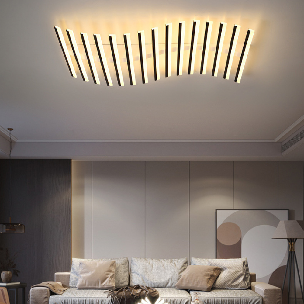 Minimalist Linear Flush Mount Light 