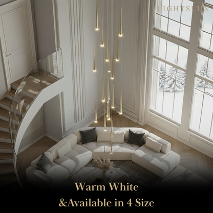 Nebula Classic Design Chandelier - Versatile Statement Piece for Living Room/Entryway
