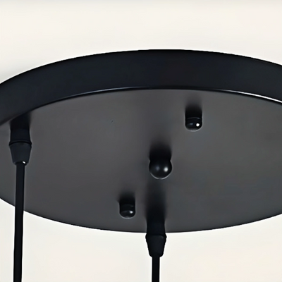 Lámpara colgante LED nórdica Vetro - Metal/Vidrio Negro/Dorado para Comedor/Sala de estar