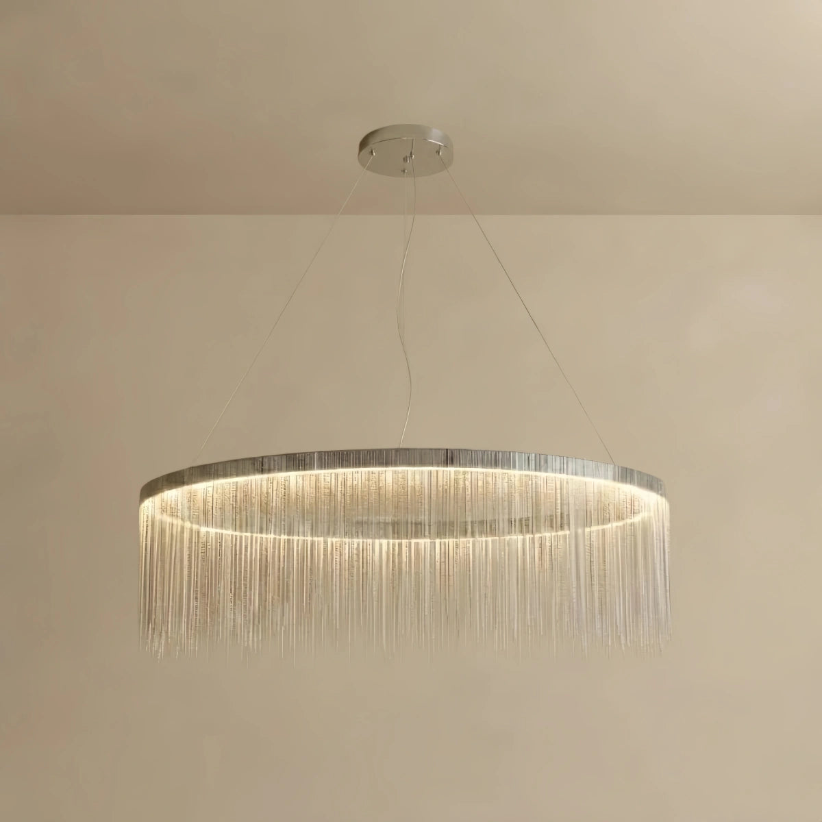 Velora Royal Pendant Light –Gold/Satin Nickel Metal Finish for Living Room
