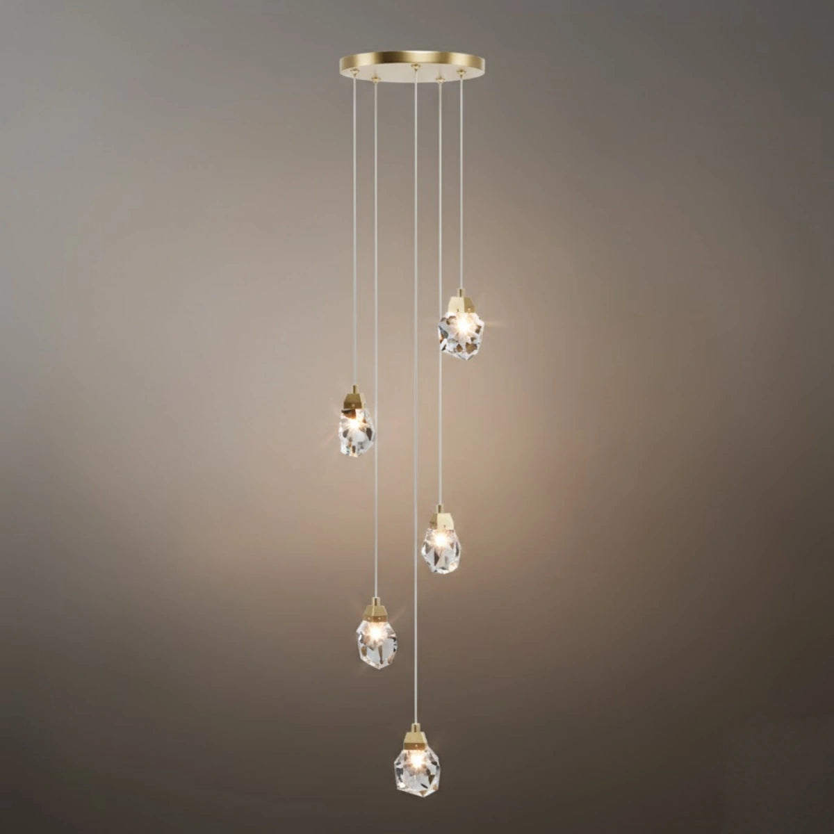 Luxury Crystal Chandelier - Shimmering Fixture for Dining Room & Grand Interiors