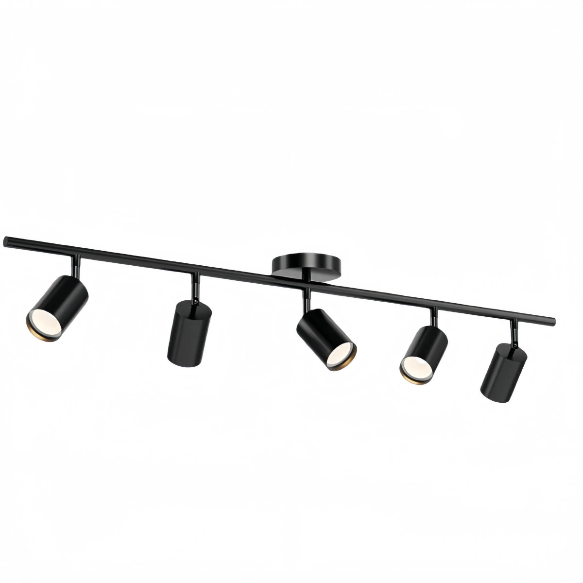 Arcato Minimalist Linear Track Light – Brushed Gold/Matte Black for Living/Study Room