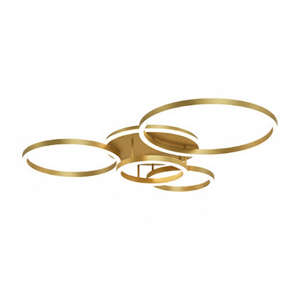 Nebula Ring Black/Gold Celing Light, 4Style, for Bedroom/Living Room/Commercial