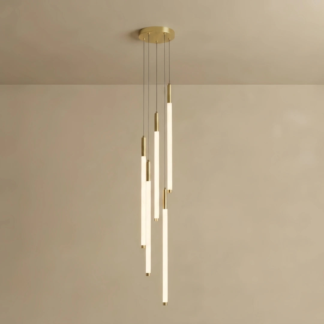 Nebula Multi-Tier Modern Chandelier - Waterfall Design for Staircases & High Ceilings