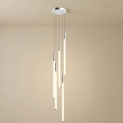 Nebula Multi-Tier Modern Chandelier - Waterfall Design for Staircases & High Ceilings