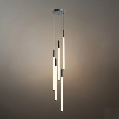 Nebula Multi-Tier Modern Chandelier - Waterfall Design for Staircases & High Ceilings