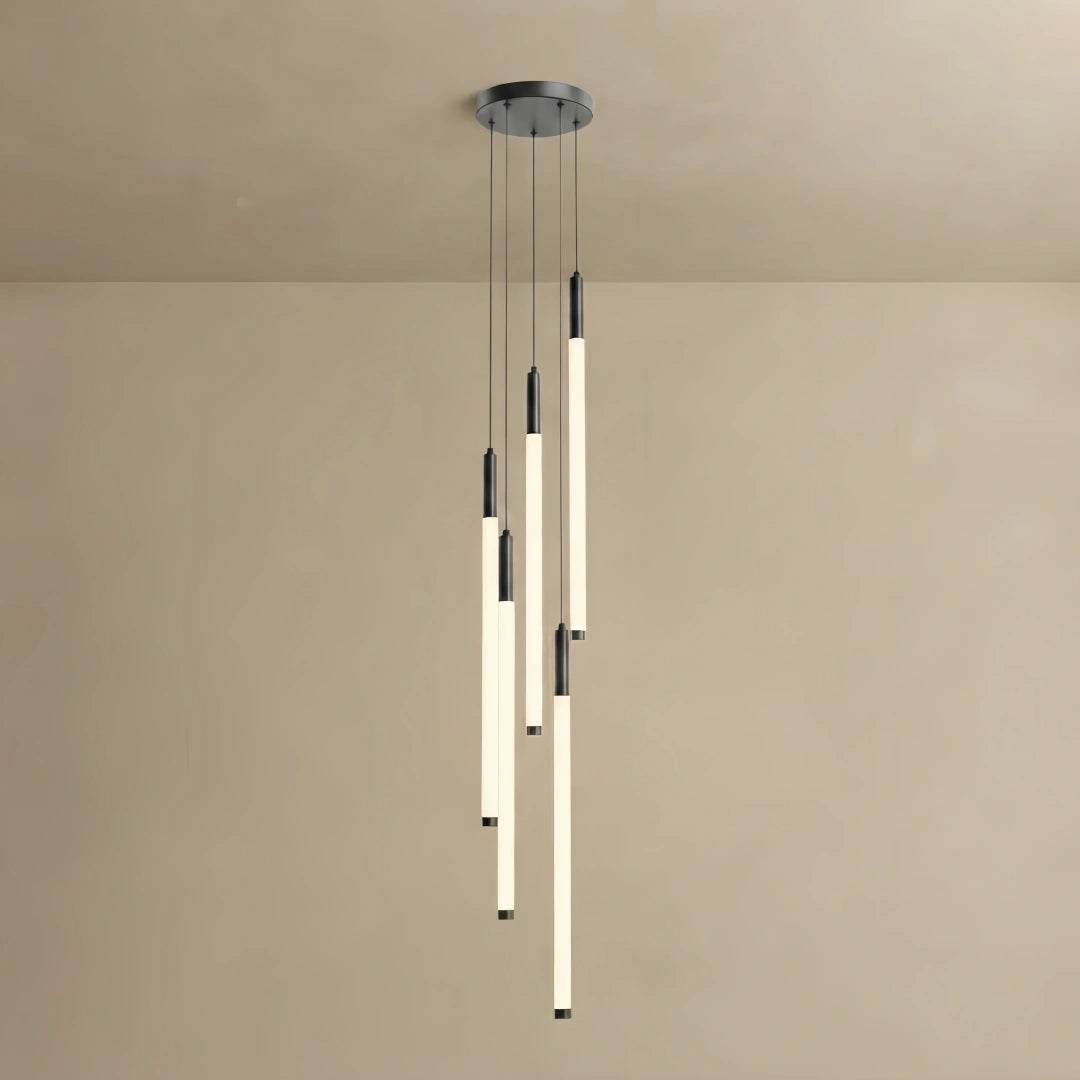 Nebula Multi-Tier Modern Chandelier - Waterfall Design for Staircases & High Ceilings