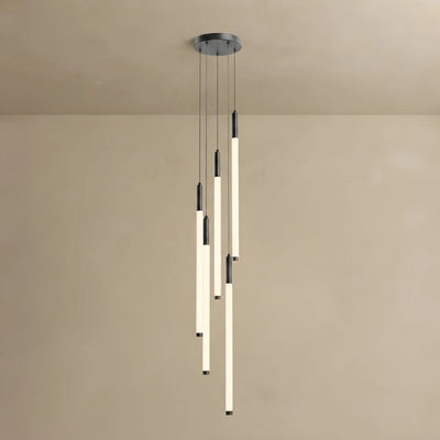 Nebula Multi-Tier Modern Chandelier - Waterfall Design for Staircases & High Ceilings