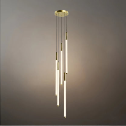 Nebula Multi-Tier Modern Chandelier - Waterfall Design for Staircases & High Ceilings
