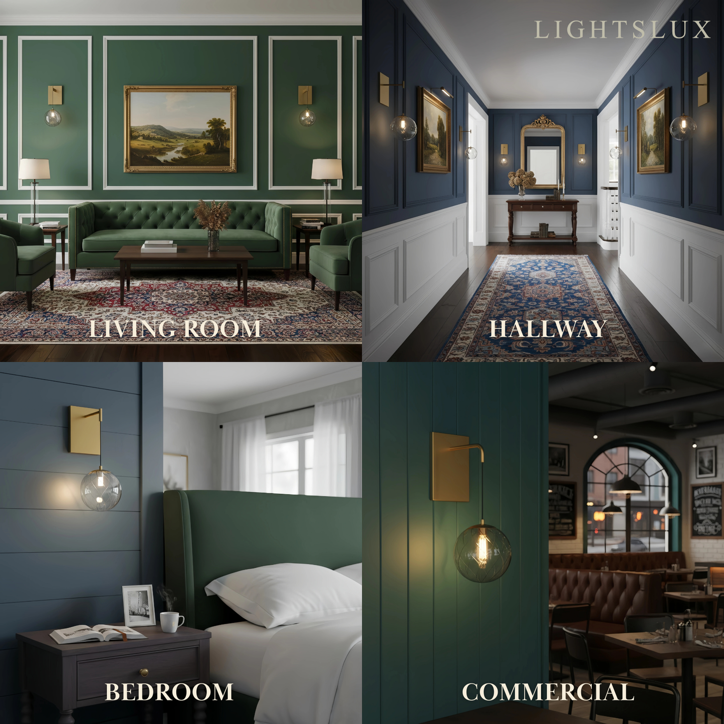 Excelis Modern Gold Globe Wall Sconce – Brushed Gold Finish Modern Elegant Design