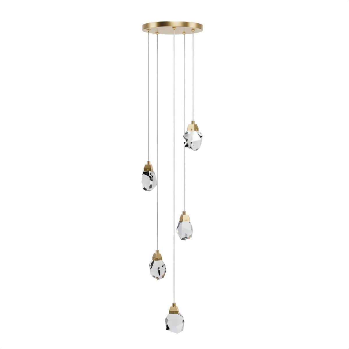 Luxury Crystal Chandelier - Shimmering Fixture for Dining Room & Grand Interiors