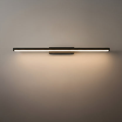 Arcato Moderne elliptische Wandleuchte – Schwarzes oder kaffeefarbenes Metall für Badezimmer/Schlafzimmer