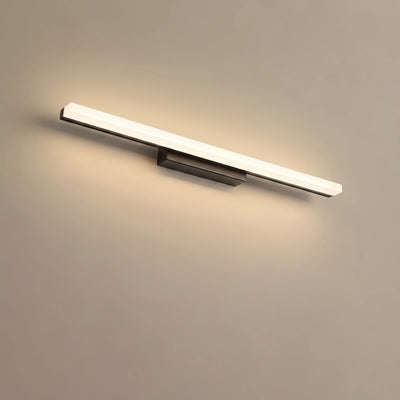 Arcato Minimalist Linear Vanity Wall Lamp – IP44 Metal in Black/Chrome Bathroom