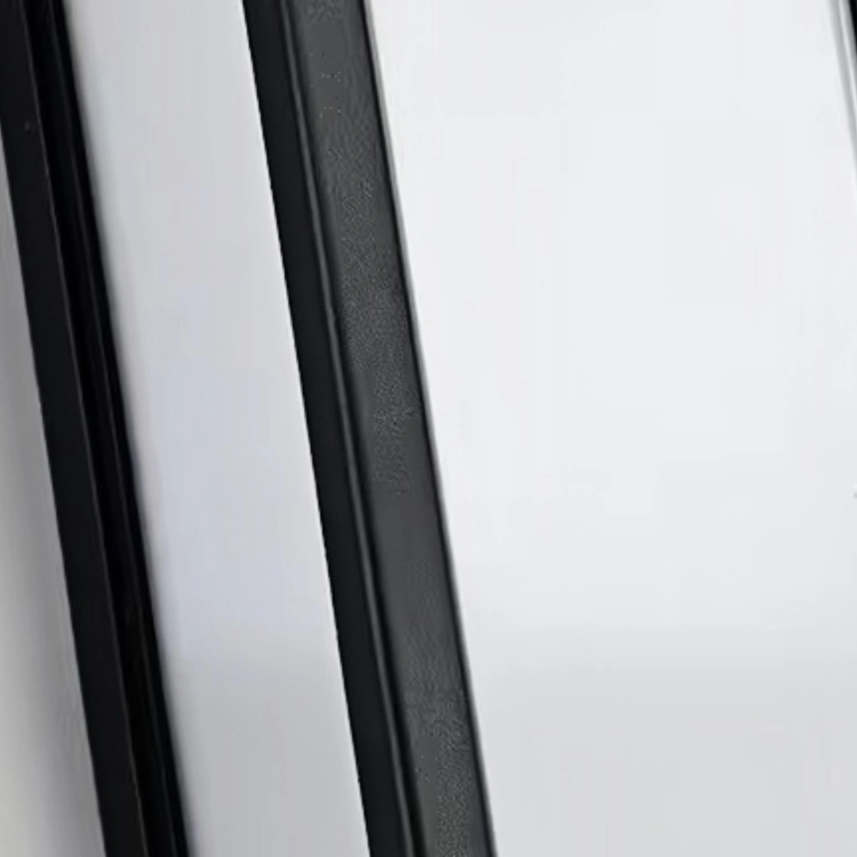 Aplique de pared exterior minimalista Arcato de acero inoxidable negro con iluminación LED ajustable