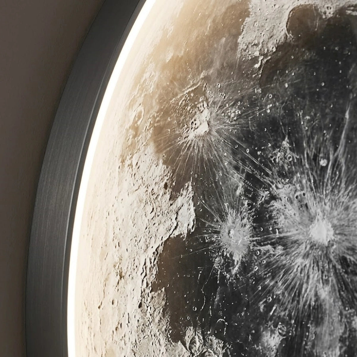 Luz de Noche de Pared Lunara Moon – Lámpara de Pared LED Cálida Suave para Guardería y Iluminación Acogedora del Hogar