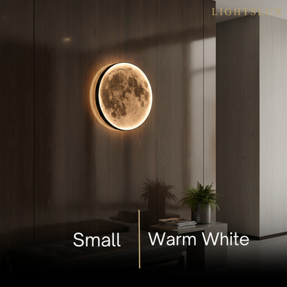 Moon Wall Light Luna, Waterproof Outdoor Moon Lamp for Patio Garden & Bathroom