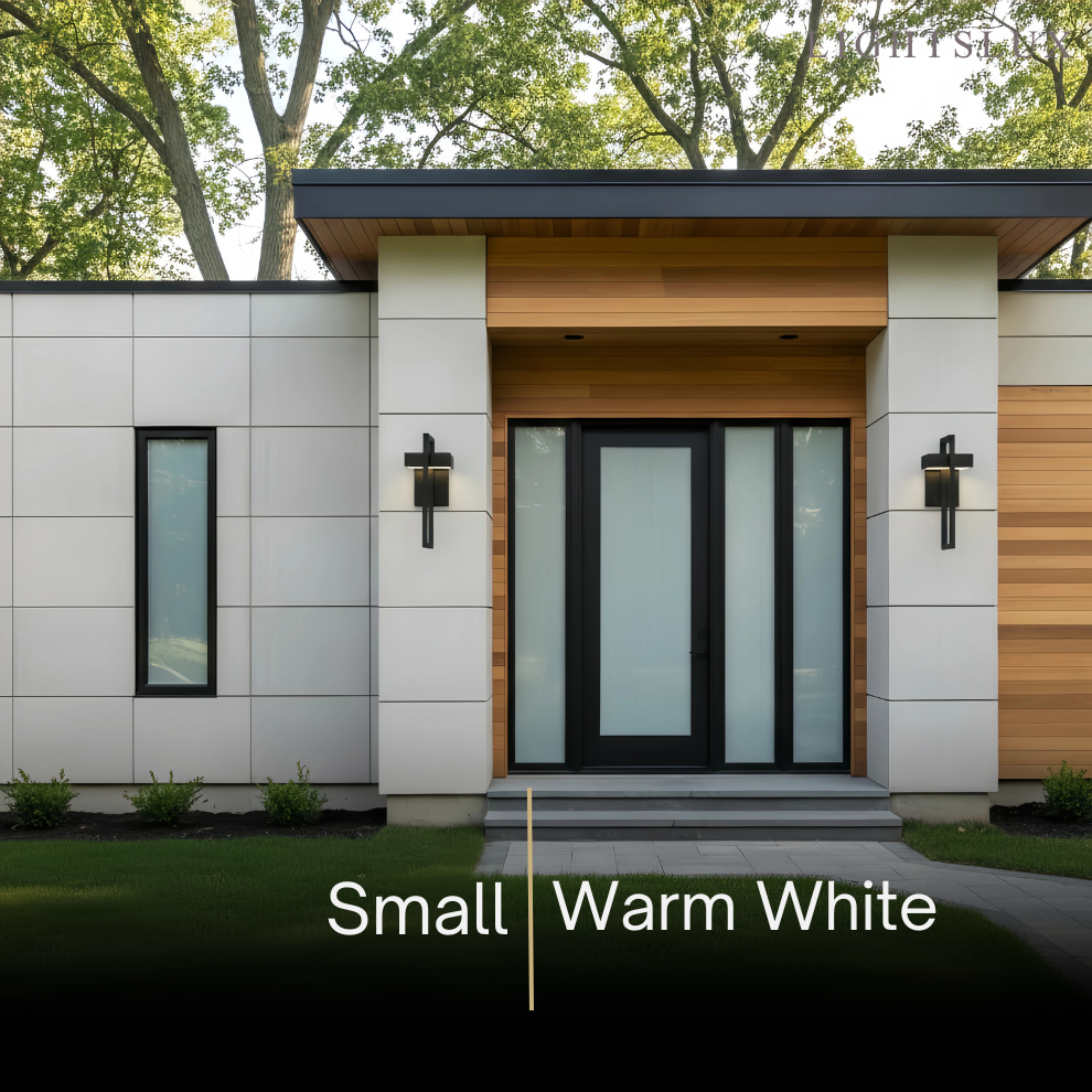 Arcato Minimalist Outdoor Wall Sconce - Waterproof Light in 3 Size for Outdoor