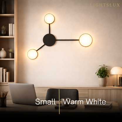 Minimalist Link Linear Node Wall Light – Glowing Dots for Modern Interiors