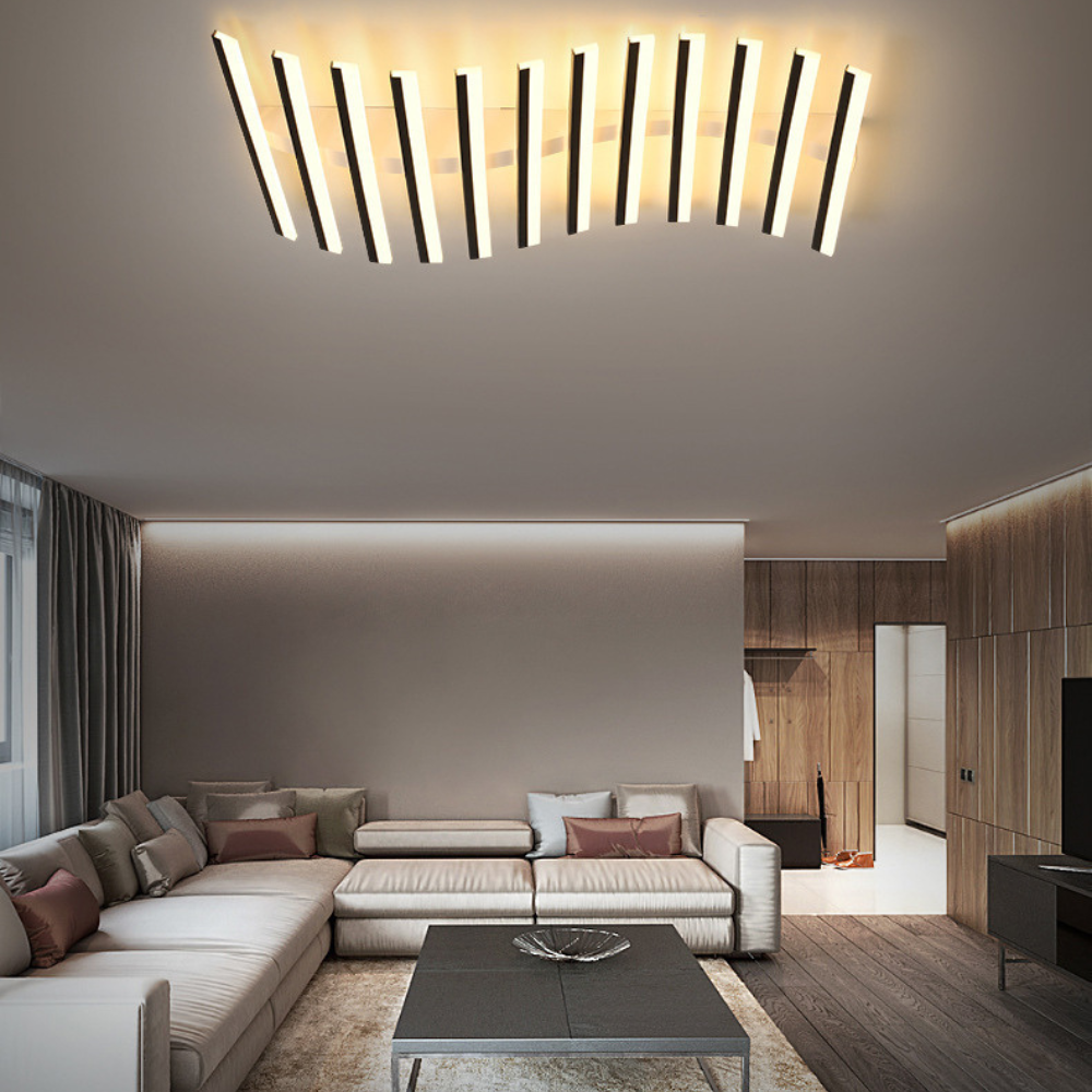 Minimalist Linear Flush Mount Light 