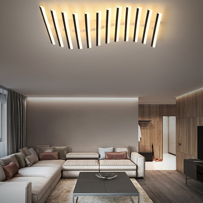 Minimalist Linear Flush Mount Light 