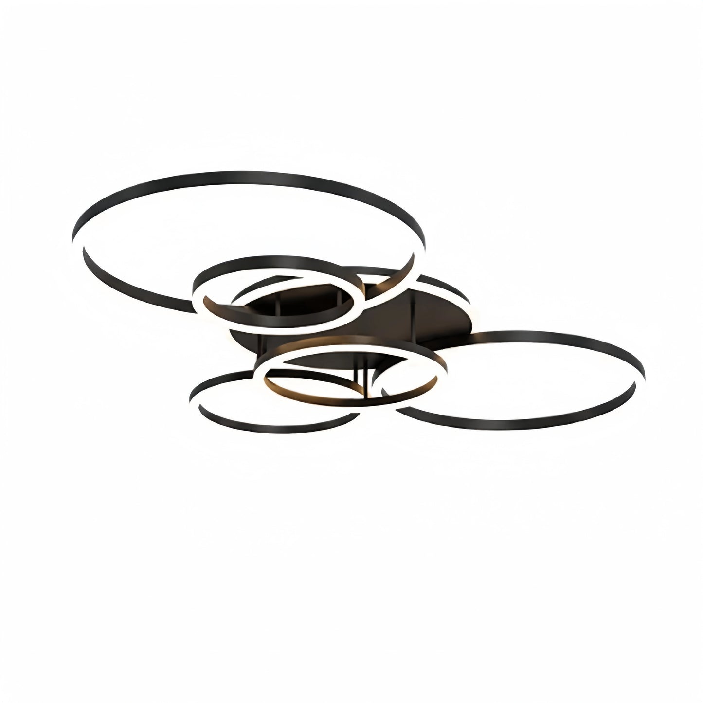 Nebula Ring Black/Gold Celing Light, 4Style, for Bedroom/Living Room/Commercial