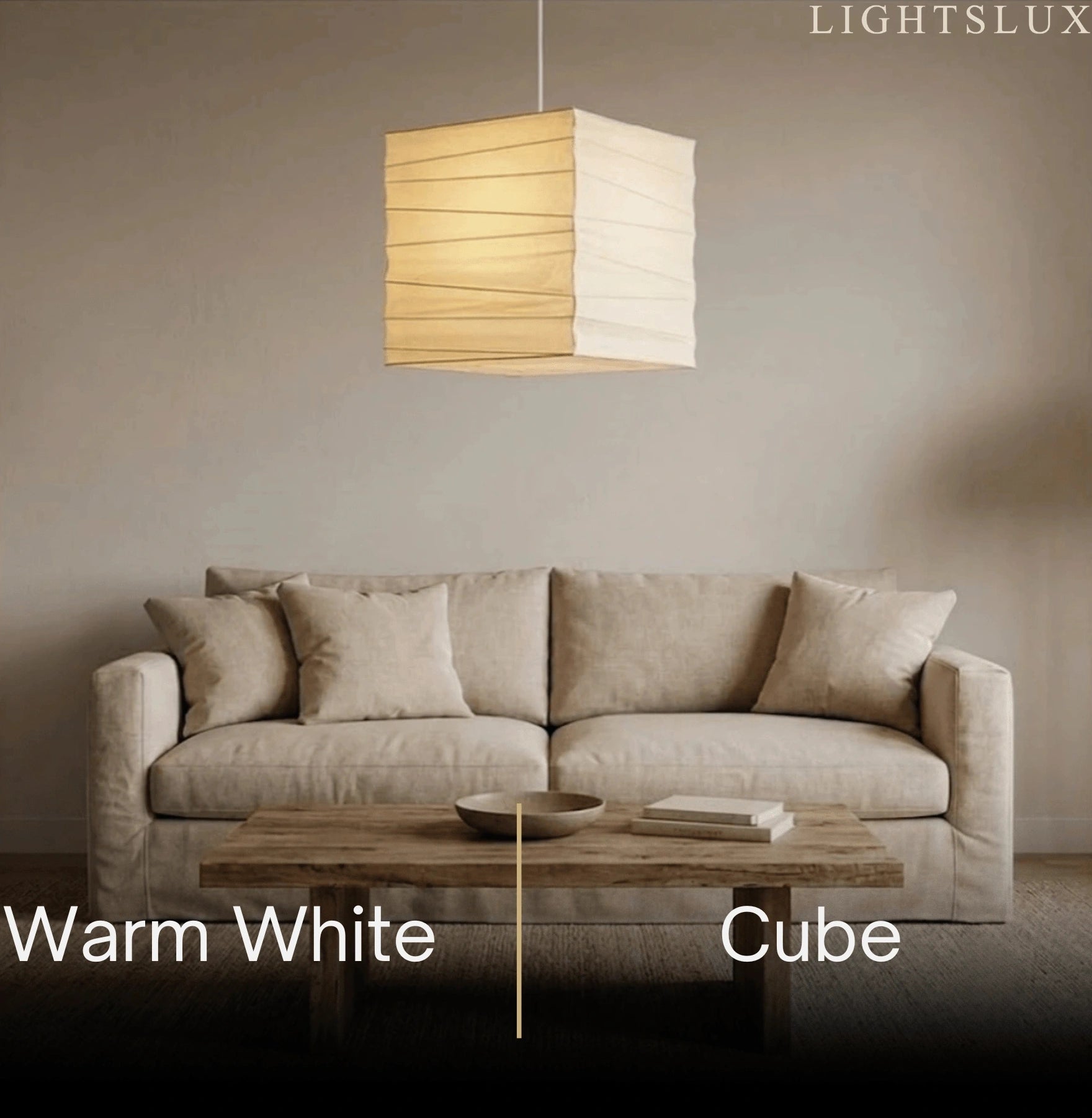 Zenno Wabi-sabi  Lantern Pendant Light——Ambient Light For Dining & Study
