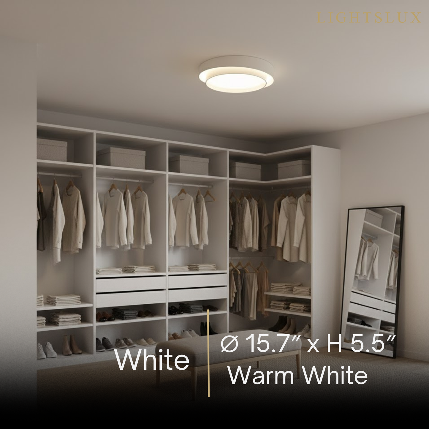 Contemporary Cylinder Ceiling Light — Matte Neutral LED for Living Room