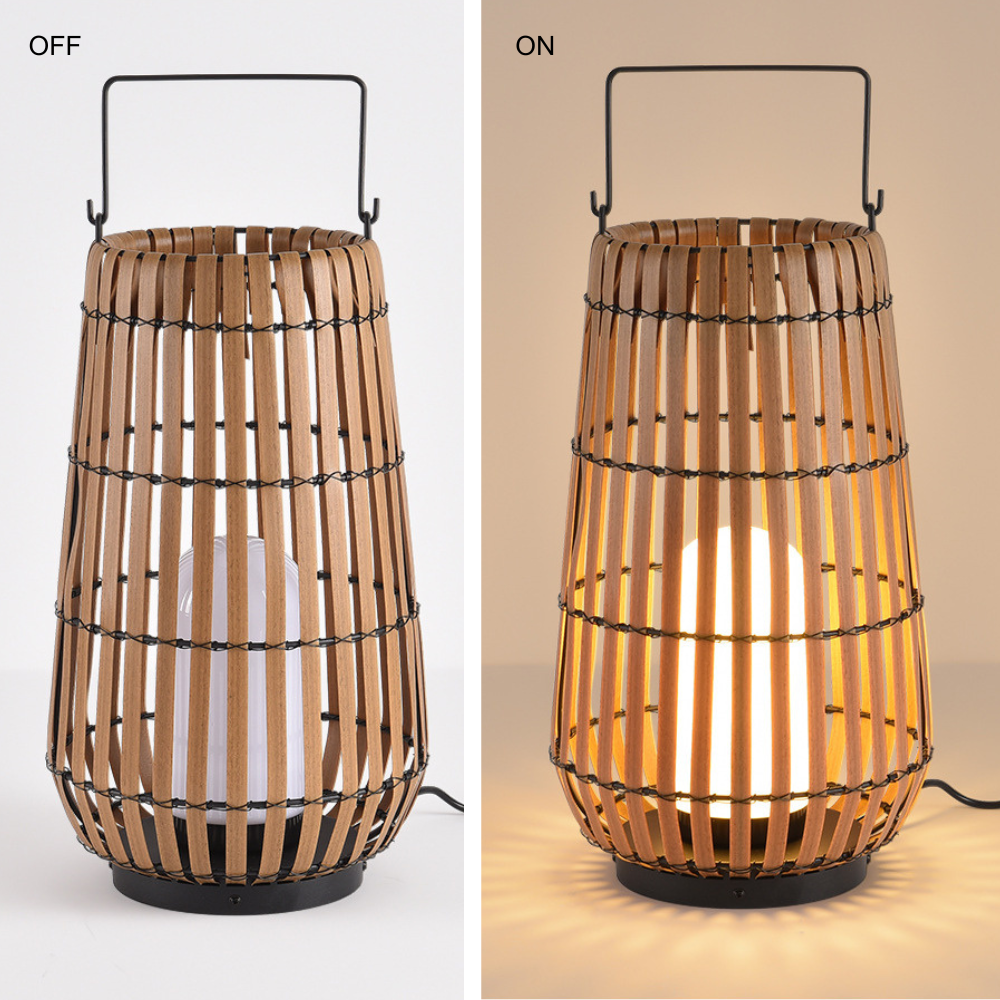 Modern Wooden Path Lamp