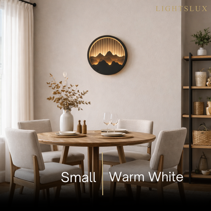 Lunara Modern Waterproof Wall Light – Circular Stainless Steel LED for Indoor/Outdoor