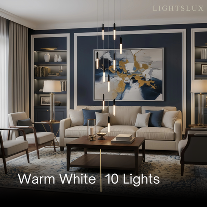 Luxury Cascade Crystal Chandelier – Reflecting & Refracting Light Brilliant Staircase