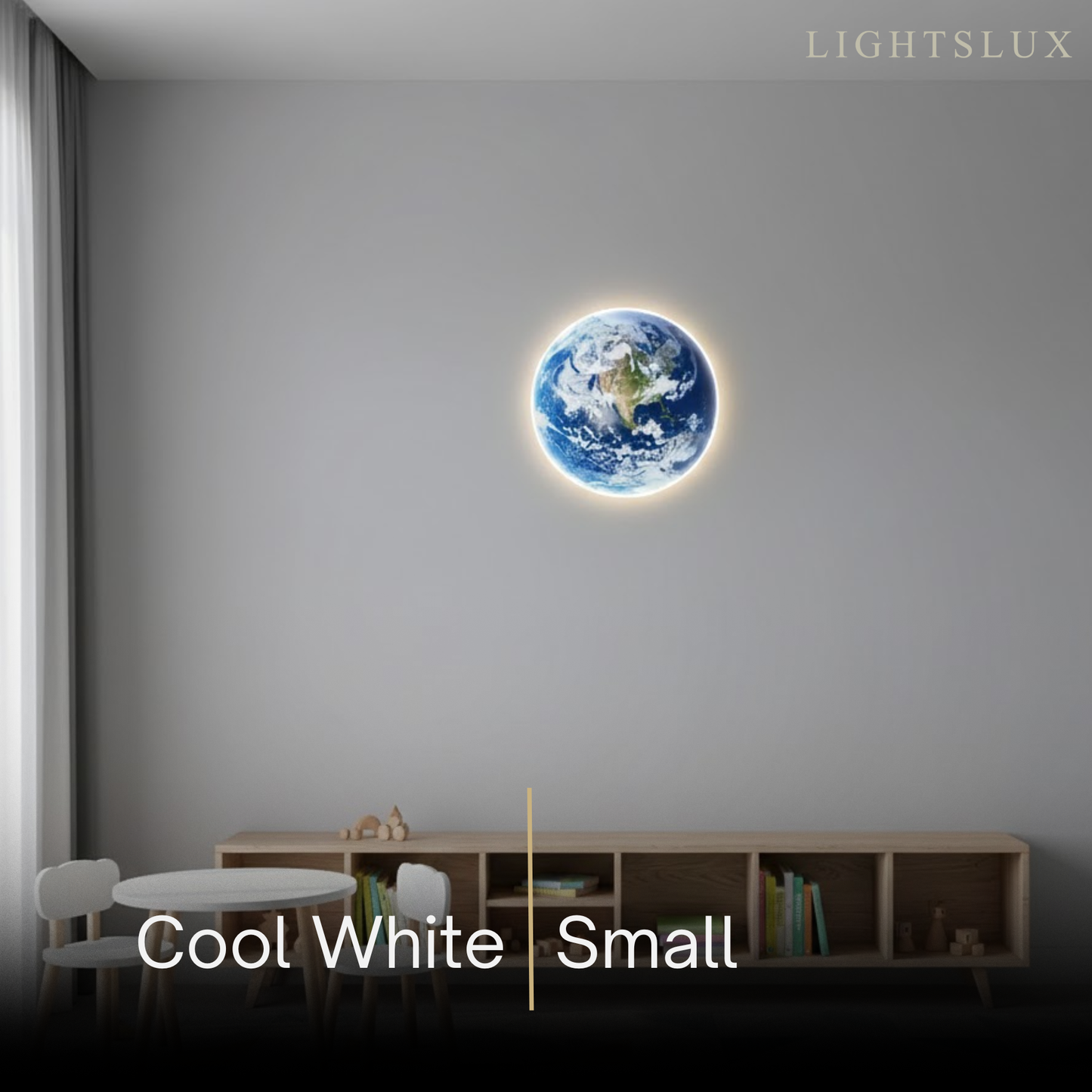 Lunara Modern Earth Topographic Wall Lamp – Globe-Like Glow Art Deco Artistic Lighting