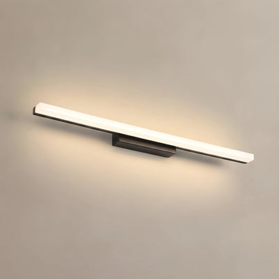 Arcato Minimalist Linear Vanity Wall Lamp – IP44 Metal in Black/Chrome Bathroom