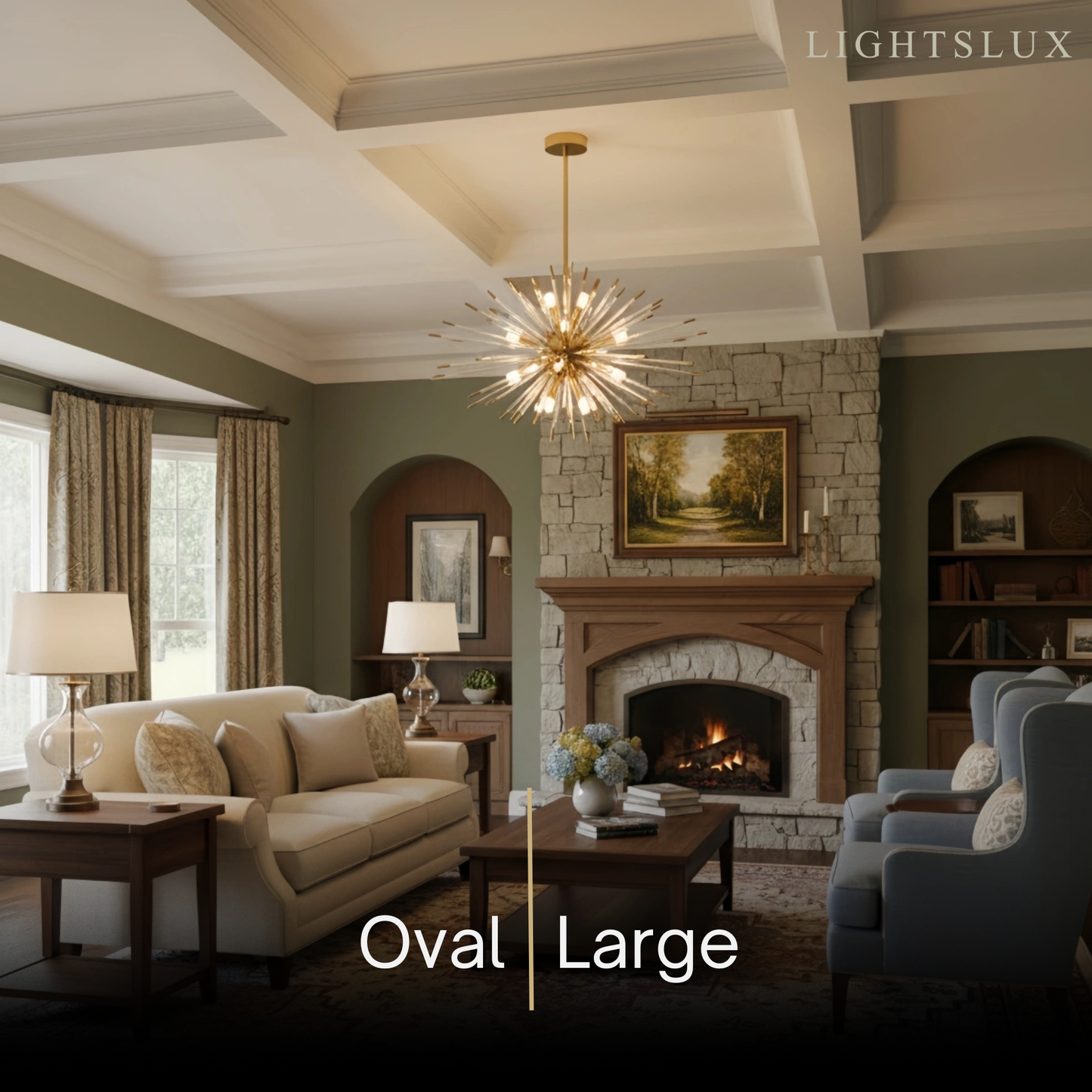 Excelis Organic Crystal Chandelier – Ethereal Shape Whimsical Storybook Charm Kitchen Island