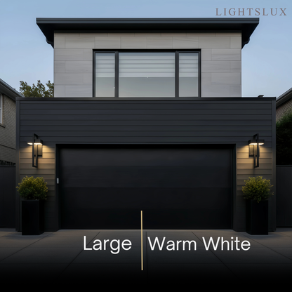 Arcato Minimalist Outdoor Wall Sconce - Waterproof Light in 3 Size for Outdoor