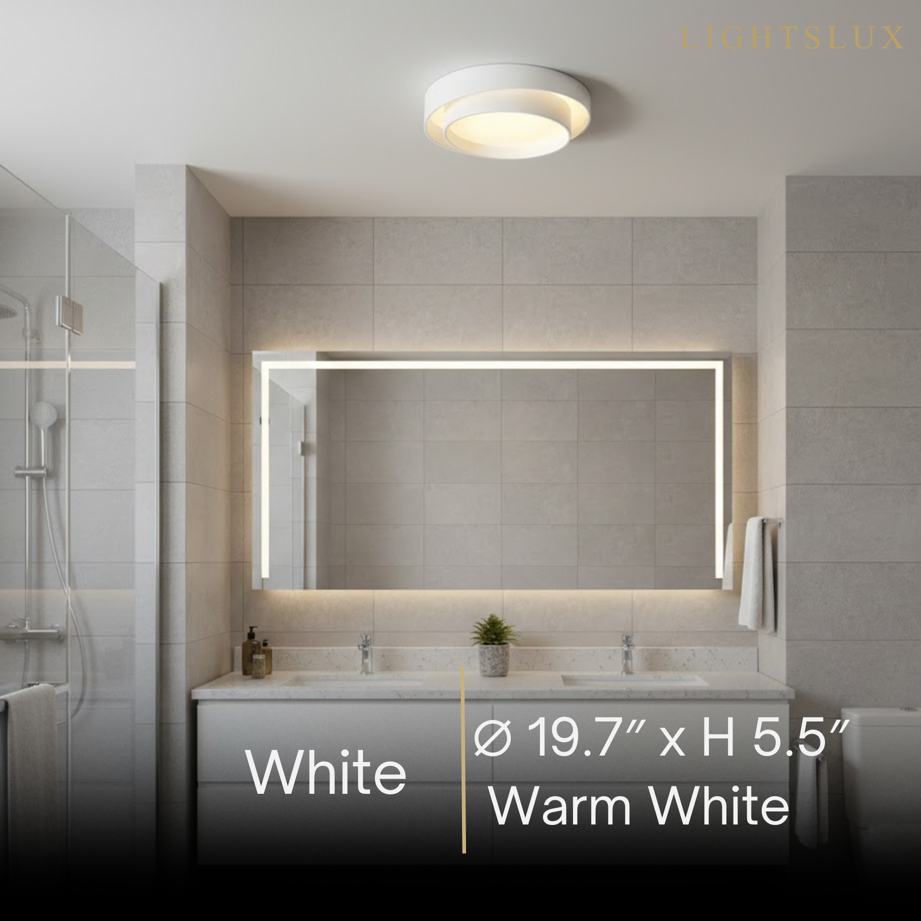 Contemporary Cylinder Ceiling Light — Matte Neutral LED for Living Room