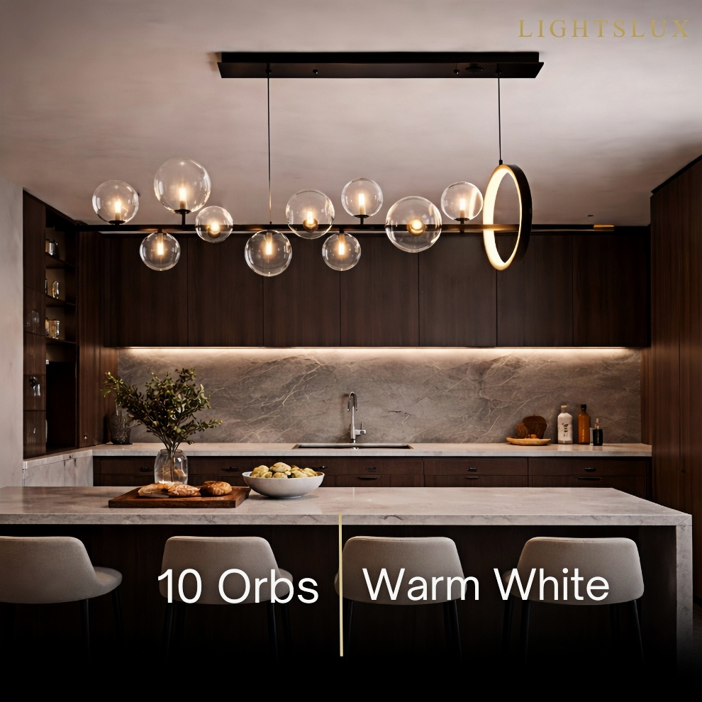 Nebula Minimalist Chandelier – Nordic Ceiling Light for Dining Room/KItchen Island