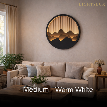 Lunara Modern Waterproof Wall Light – Circular Stainless Steel LED for Indoor/Outdoor