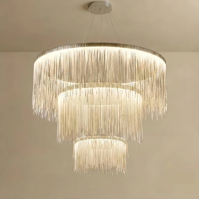 Velora Royal Pendant Light –Gold/Satin Nickel Metal Finish for Living Room