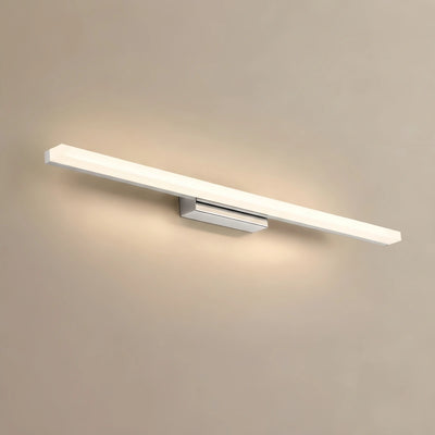 Arcato Minimalist Linear Vanity Wall Lamp – IP44 Metal in Black/Chrome Bathroom