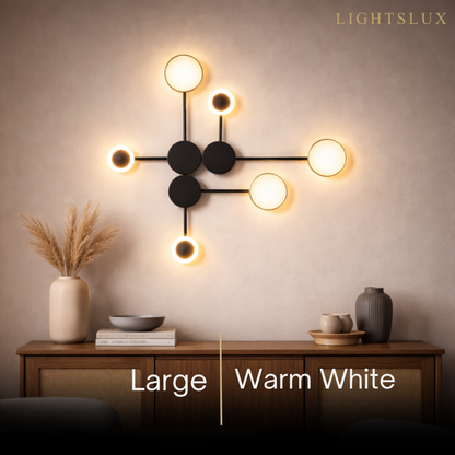 Minimalist Link Linear Node Wall Light – Glowing Dots for Modern Interiors