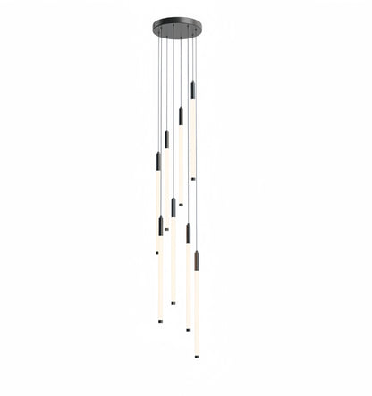 Nebula Multi-Tier Modern Chandelier - Waterfall Design for Staircases & High Ceilings